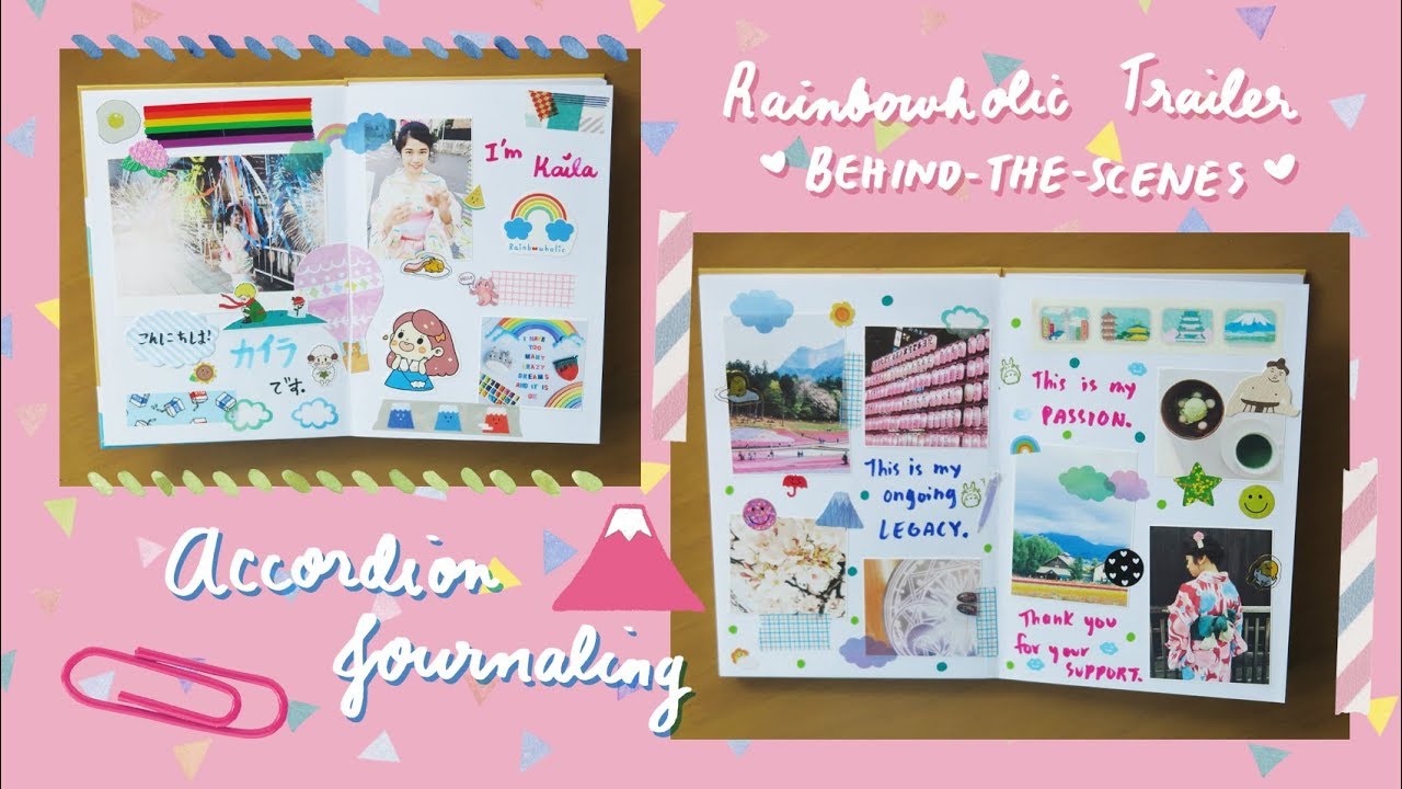 Japanese Accordion Notebook Creative Journaling #01 🗻