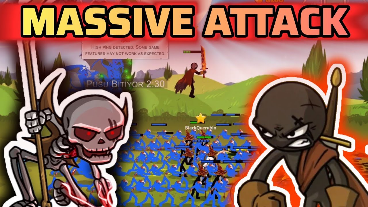 General Wrathnar And Marrowkai Team Up Against Massive Attack Of Order Empire! Stick War Saga CO-OP