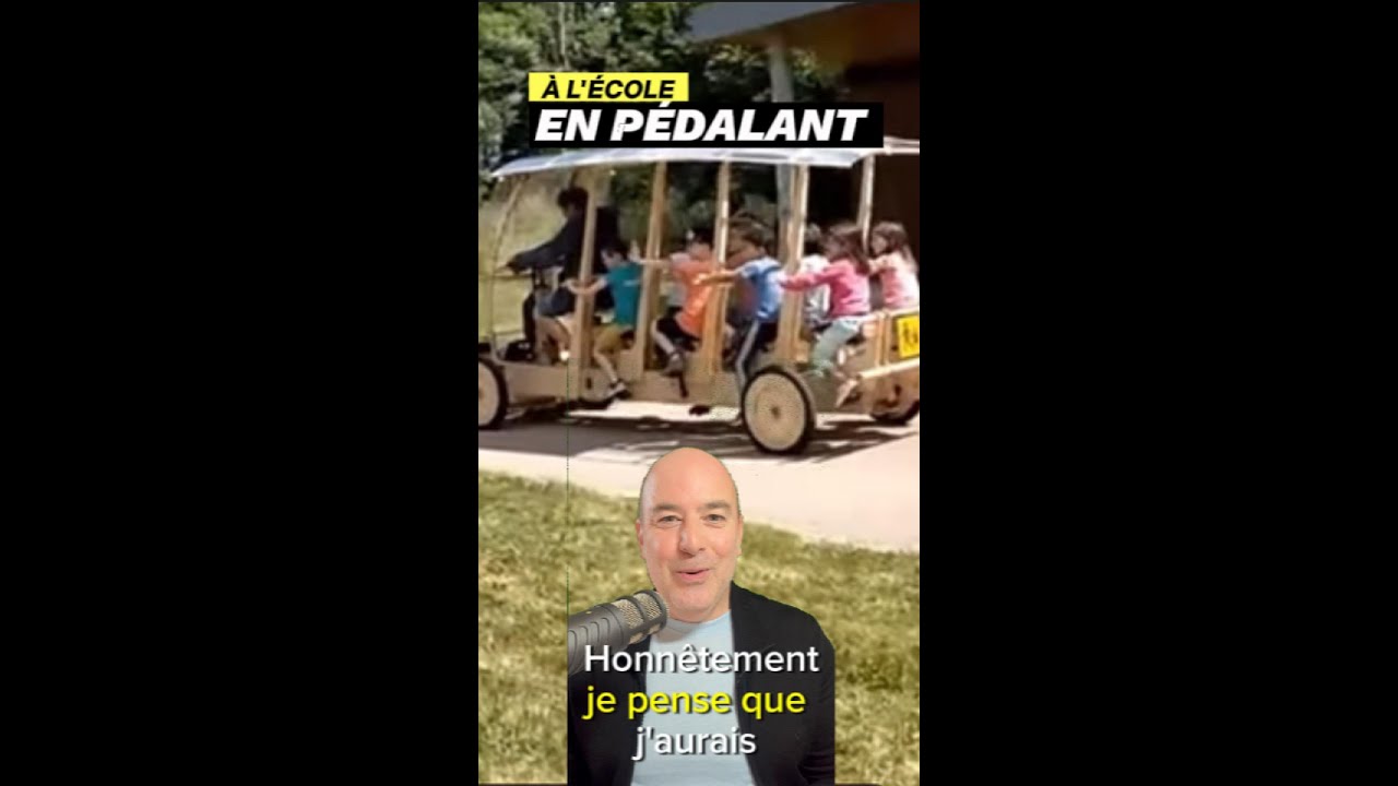 Ce ramassage scolaire avance grâce à ses petits passagers
