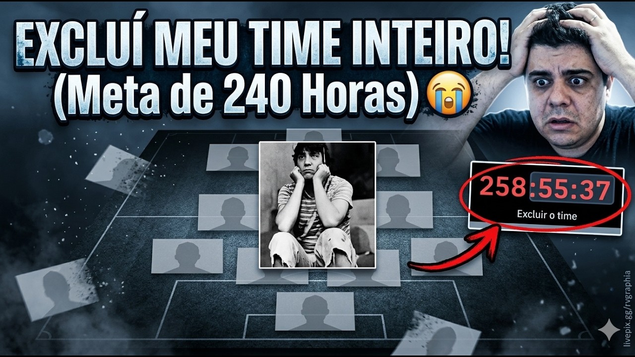 EXCLUI TODO MEU TIME 🥲 META BATIDA +240 HORAS 😱 MATILHA BRABA D+++ SUBATHON 13 DIAS