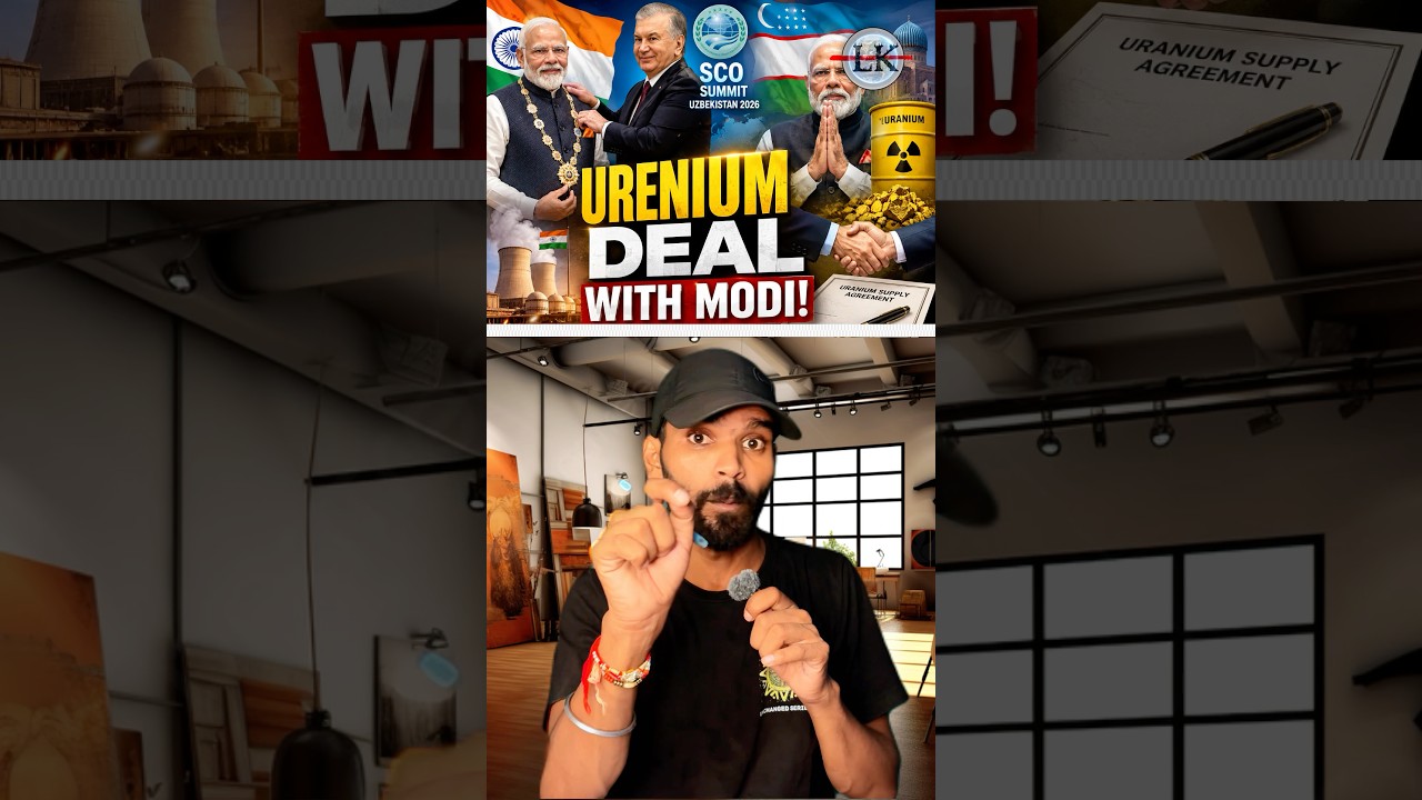 PM Modi FINALIZES Historic URANIUM Deal with Uzbekistan! ⚛️🇮🇳🇺🇿 | India&rsquo;s Nuclear Power #shorts
