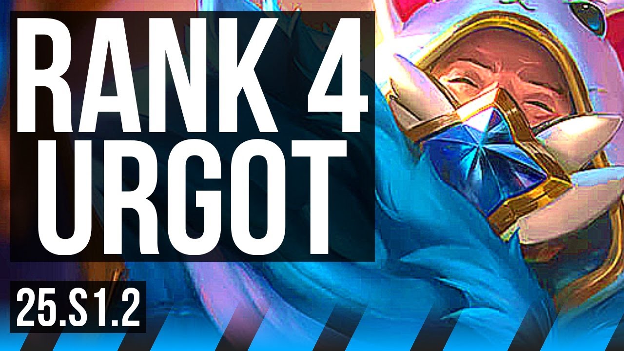 URGOT vs GALIO (MID) | Rank 4 Urgot, 12/2/10, Godlike | KR Grandmaster | 25.S1.2