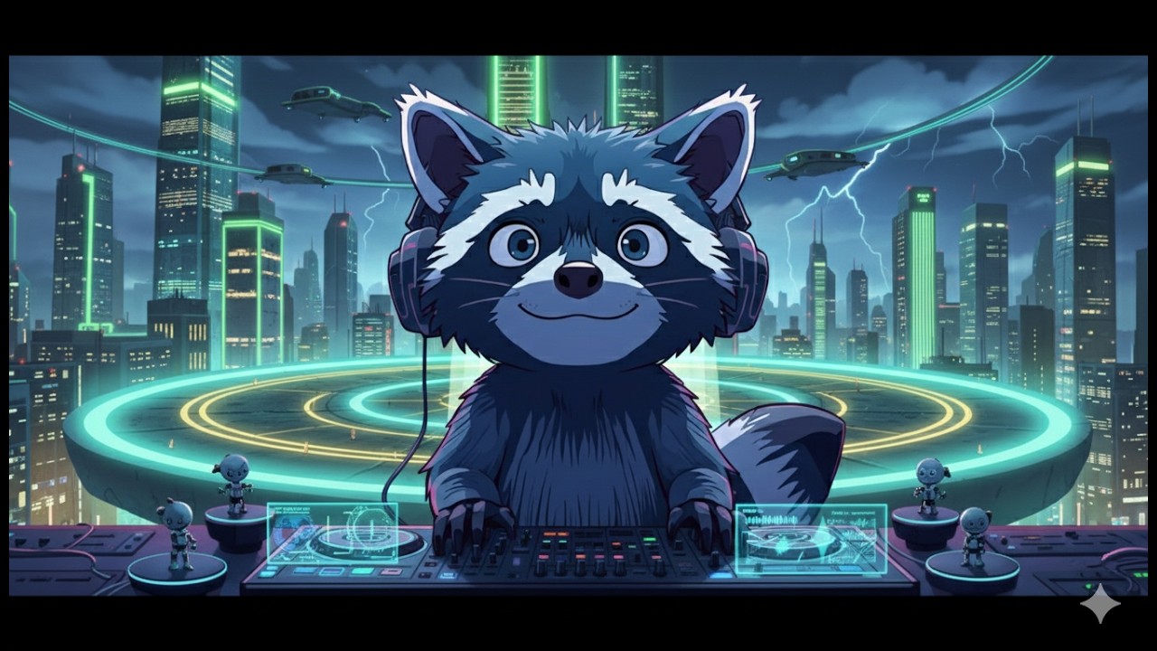Blue Racoon – Neon Riot