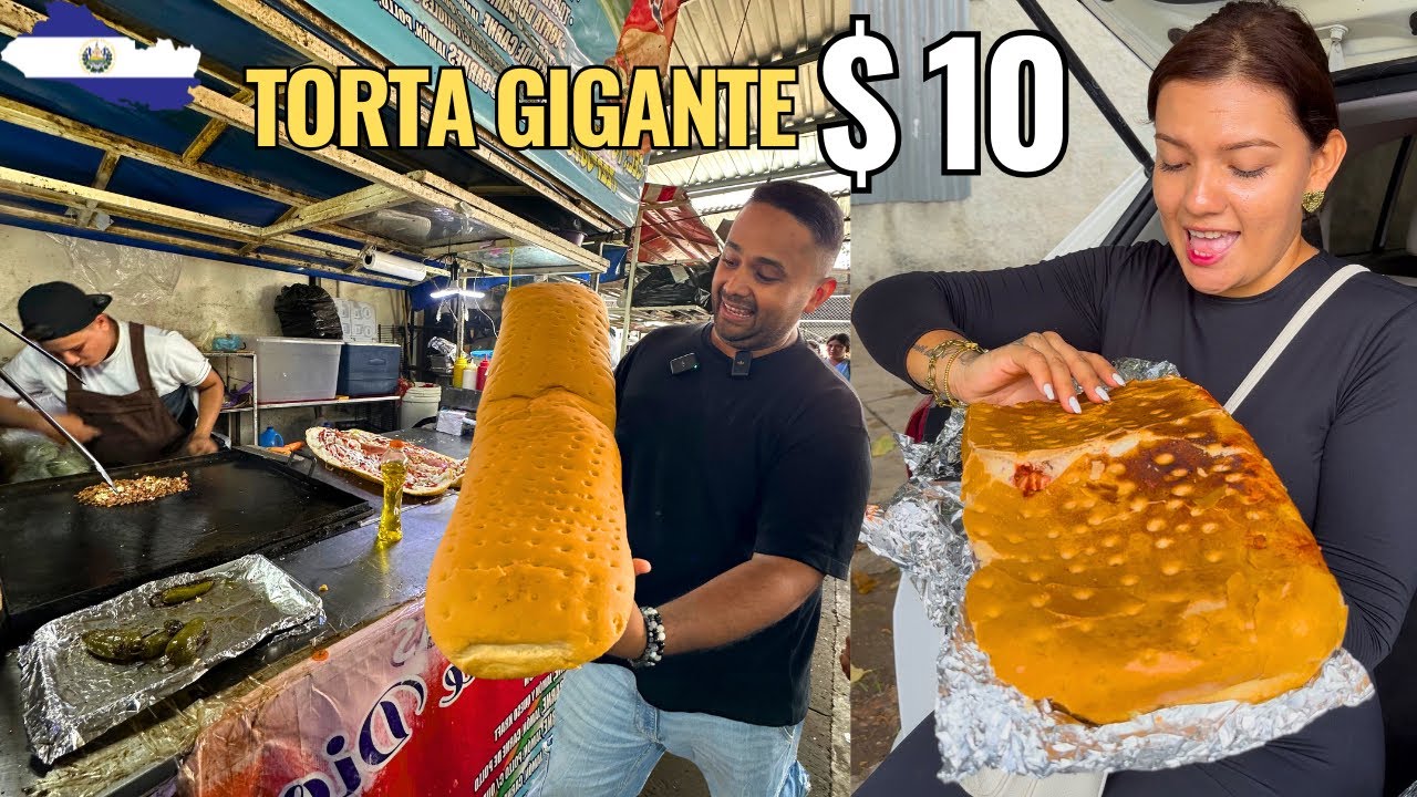 DELICIOSAS TORTA GIGANTES EN EL MERCADO DE SANTA TECLA ahí de $10 , $12 y $15