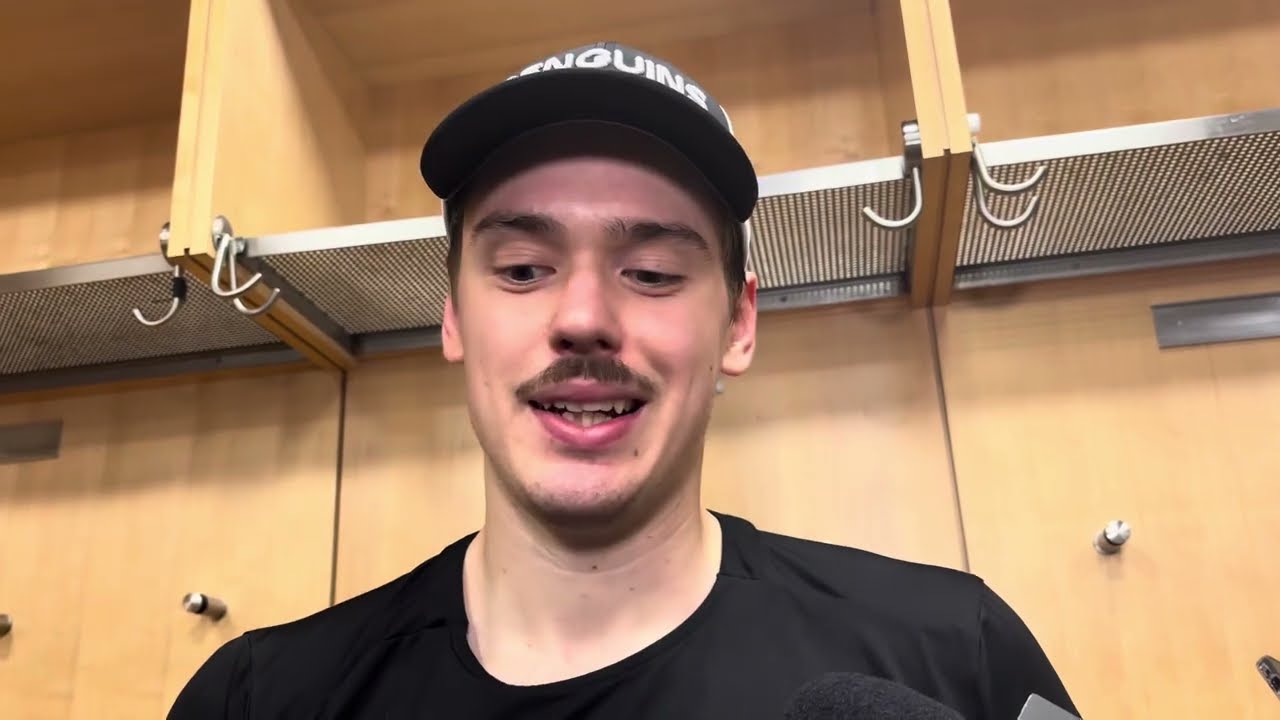 Артурс Силовс, &laquo;Пингвинз&raquo;, после гола &laquo;Рейнджерс&raquo; в первом матче