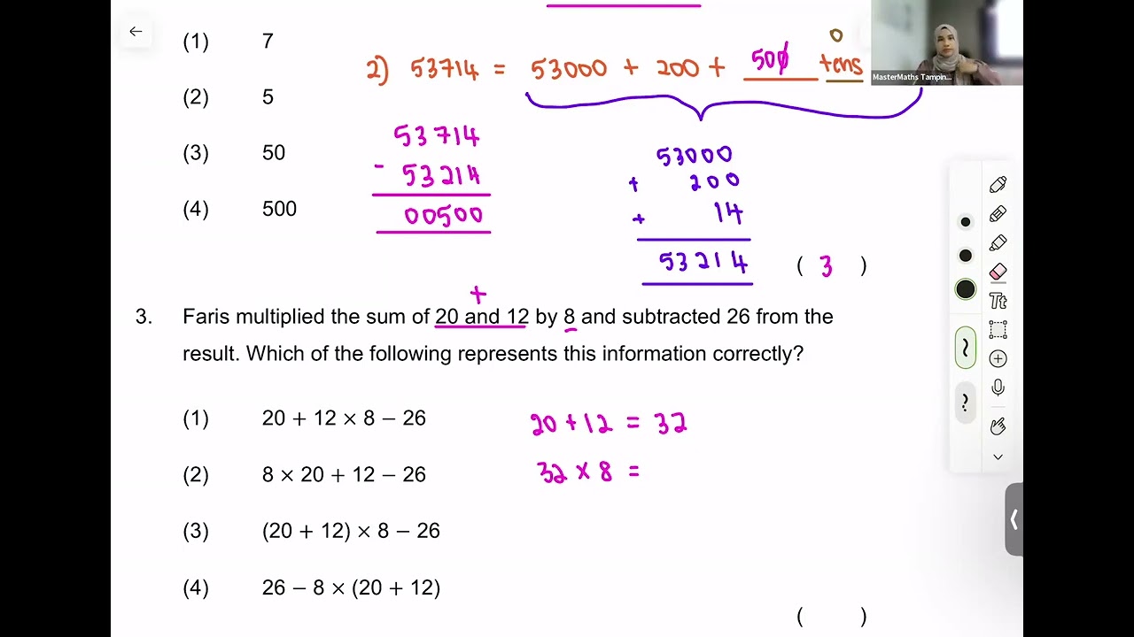 Jan 03   AY2026, P5 Math, Saturday, 9AM to 10 30AM, Tampines