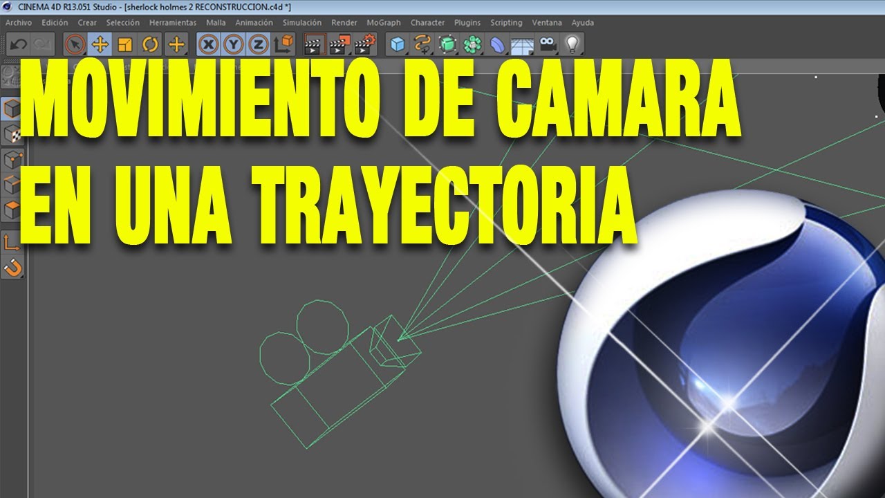 Tutorial cinema4D: Movimiento de camaras en una trayectoria definida