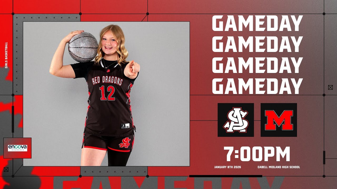 ST. ALBANS RED DRAGONS VS CABELL MIDLAND KNIGHTS | WV HIGH SCHOOL GIRLS BASKETBALL (VARSITY)