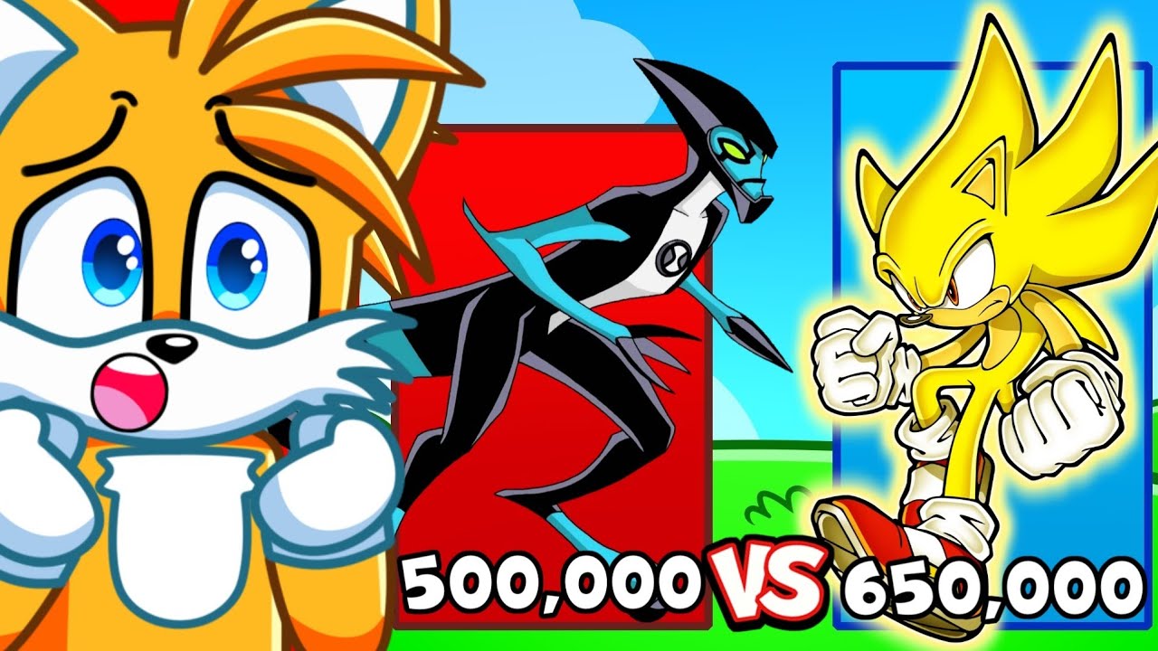 SONIC vs BEN10 Power Level Comparison