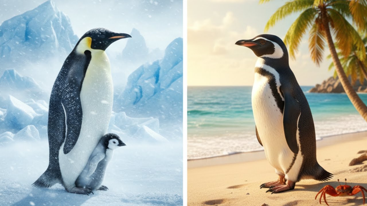 PINGUIM NA PRAIA? Conheça 5 Espécies que Você Não Vai Acreditar que Existem
