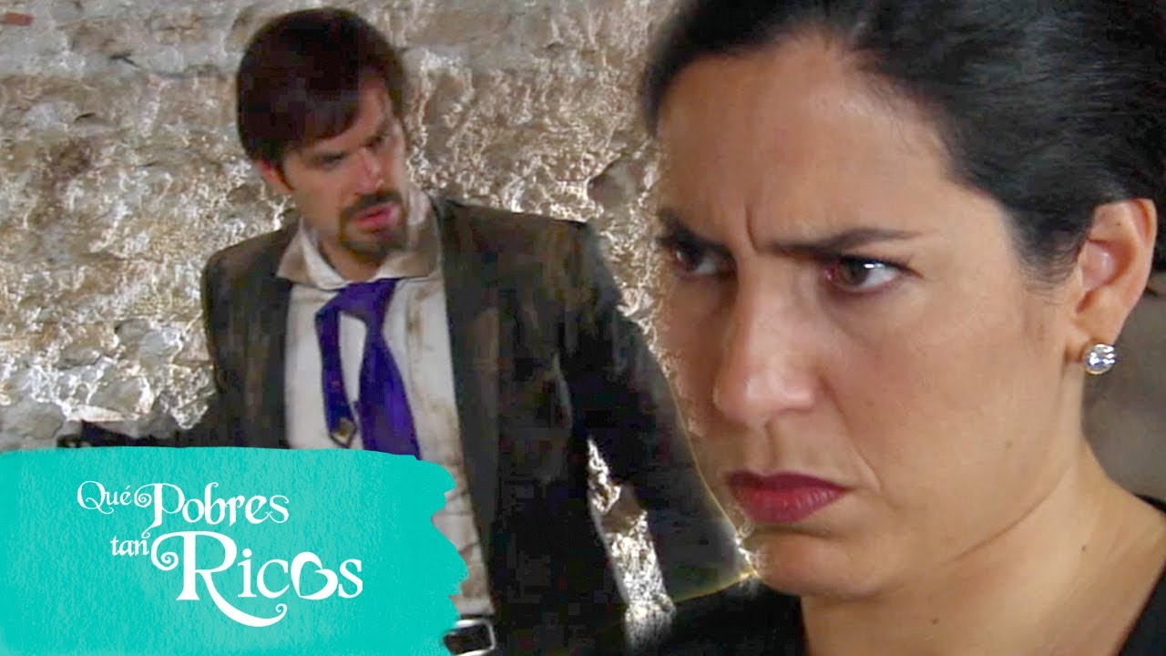 Qué pobres tan ricos: Vilma le da su merecido a Alejo | C-166 | tlnovelas