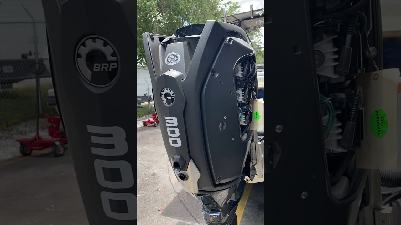 Evinrude Etec 300 HP G2 Re-Power on Mako 224
