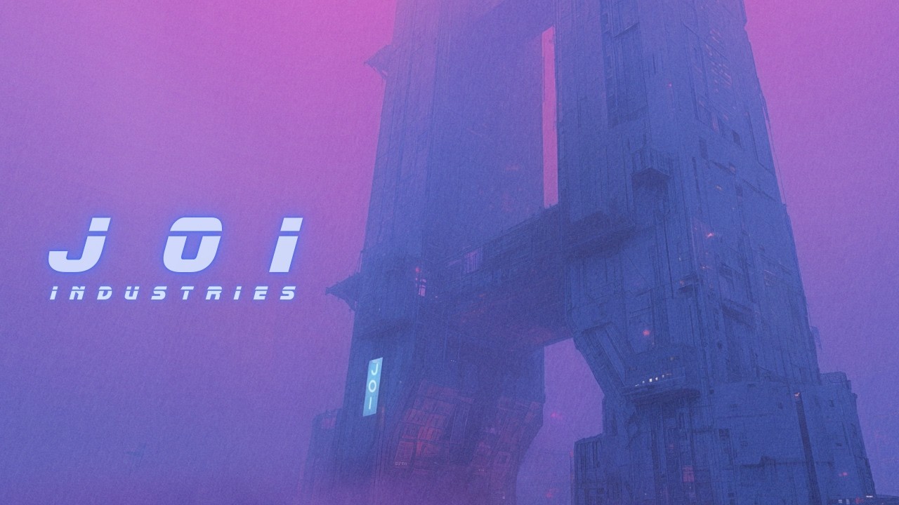 JOI Industries: Atmospheric Blade Runner Synthwave | Calming Cyberpunk Ambience for Focus & Sleep