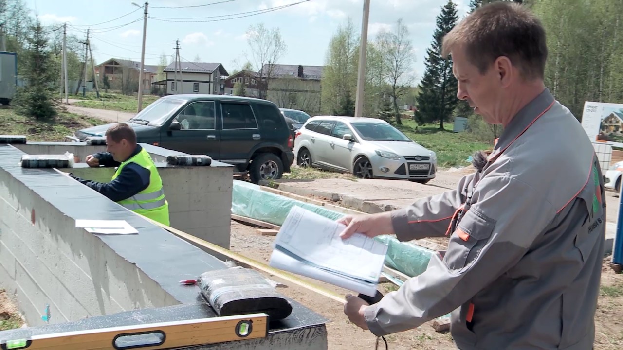 Свайно-ростверковый фундамент для загородного дома. Приемка фундамента ИТН.