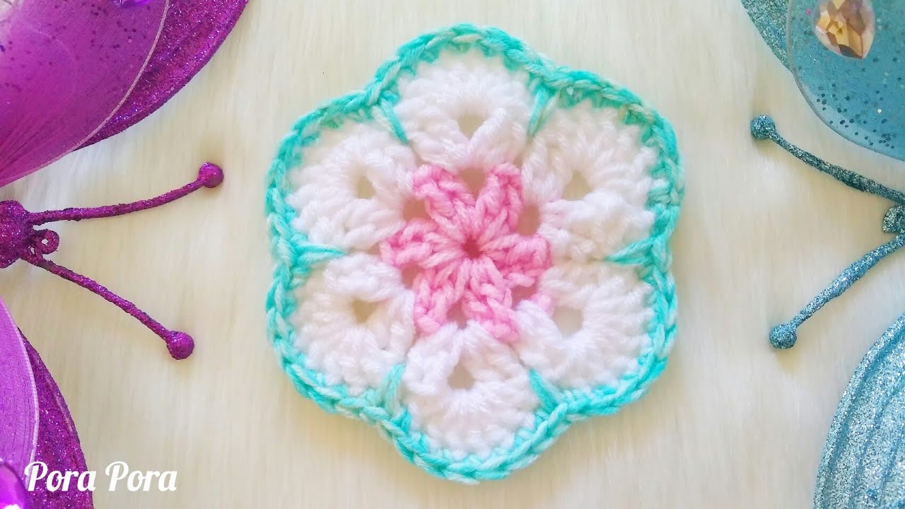 How To Crochet African Flower I Easy Crochet Flower Tutorial For Beginners