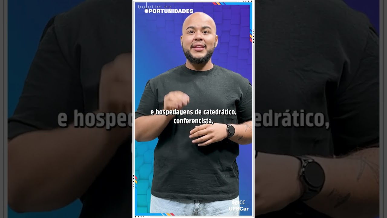 Boletim de Oportunidades - Programa de C&aacute;tedras do IEAE-UFSCar