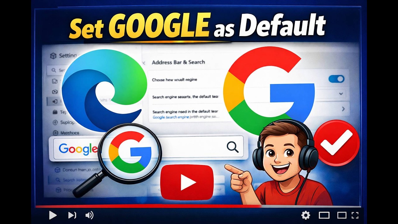 How to Set Google as Default Search Engine in Microsoft Edge (2026)