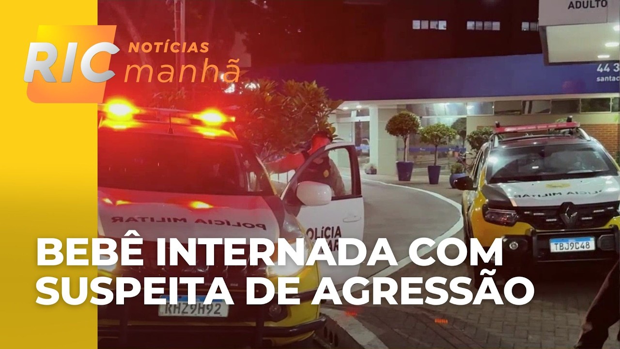 Pais são presos com suspeita de agredir bebê de 13 dias; recém-nascida está internada