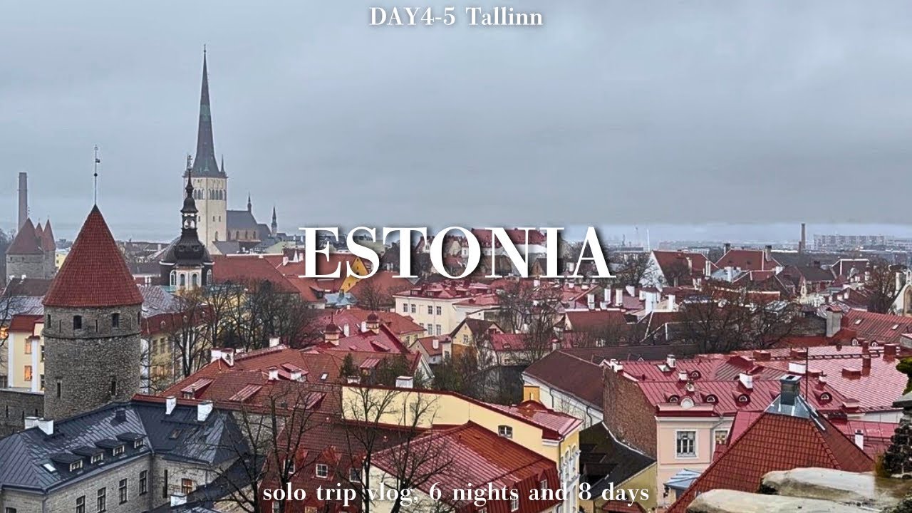 【フィンランド一人旅🇫🇮🇪🇪】③世界遺産の街タリンで観光とグルメを満喫🎨🌃｜ヨーロッパベストクリスマスマーケット