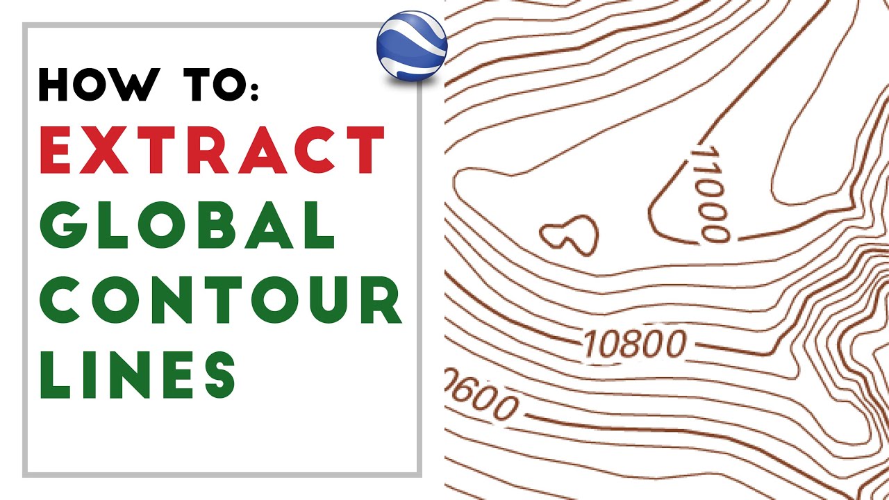 Как извлечь КОНТУРНЫЕ ЛИНИИ из любой точки мира!