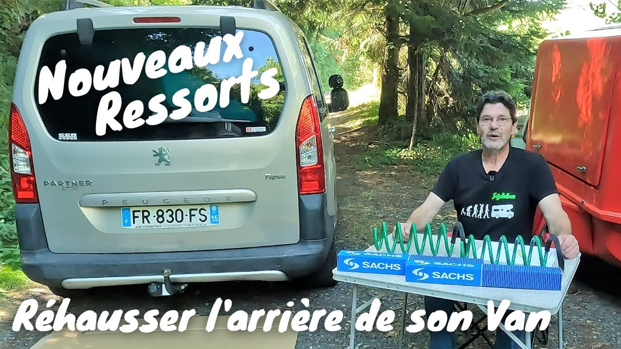 EP 20 : Rehausser son van ou véhicule aménagé : Test ressorts renforcés 