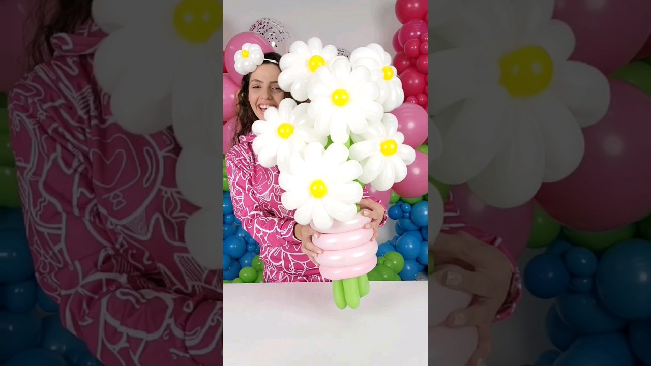 Ramo de Flores con Globos 🌼 