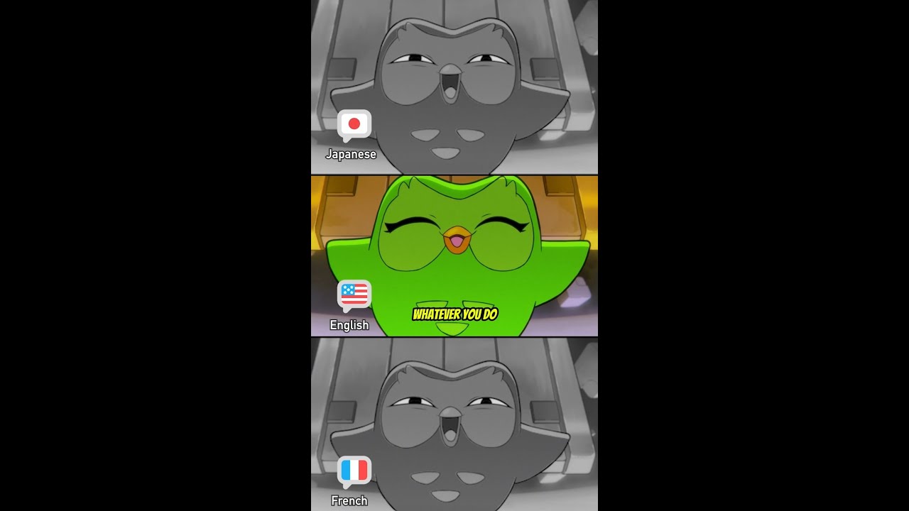 Duo&rsquo;s warning... in 3 different languages.