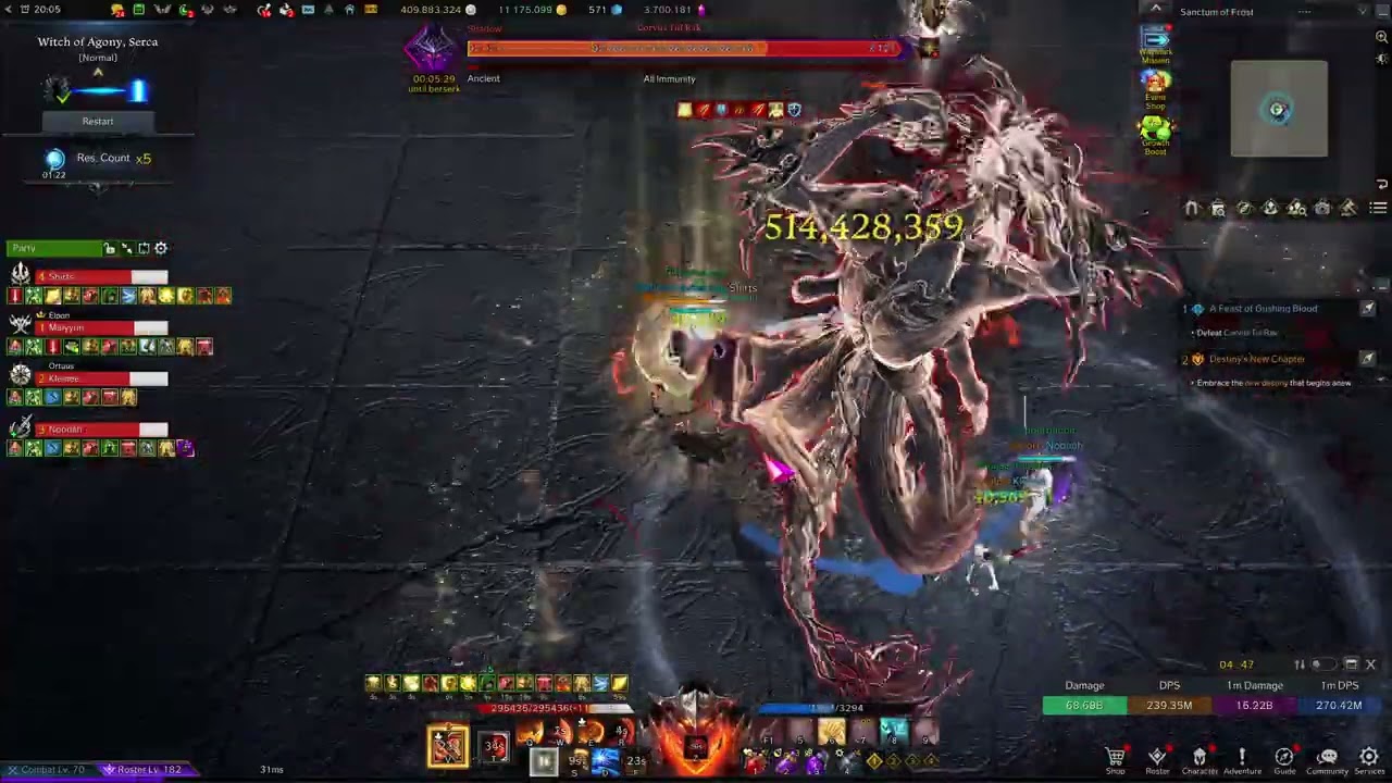 Lost Ark - Serca Gate 2 Normal Mode! 1710 BT Berserker!