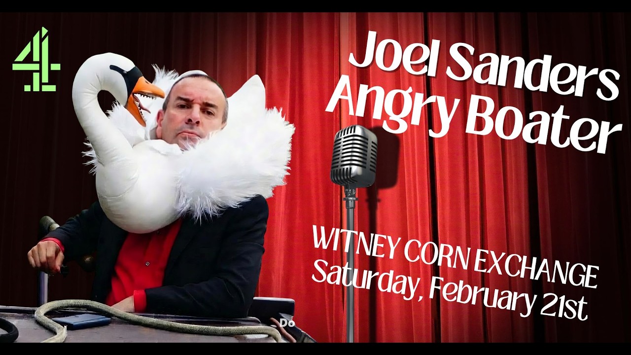 Angry Boater coming to Witney Corn Exchange Saturday Feb 21, 2026
