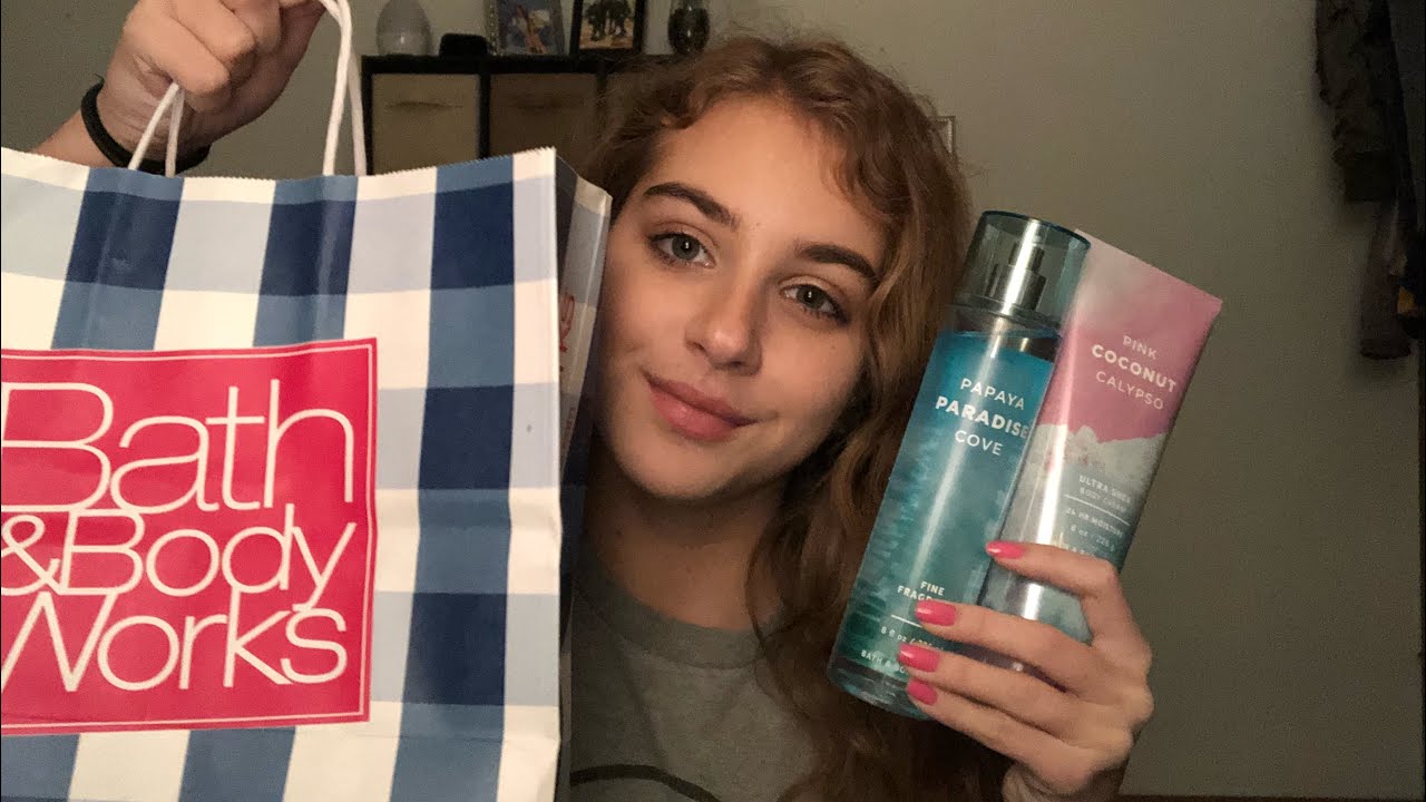 ASMR | BATH AND BODY WORKS HAUL | whispering, tapping, liquid sounds