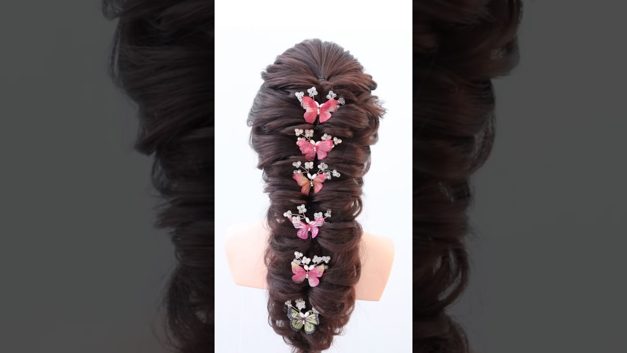 Beautiful hairstyle for wedding 