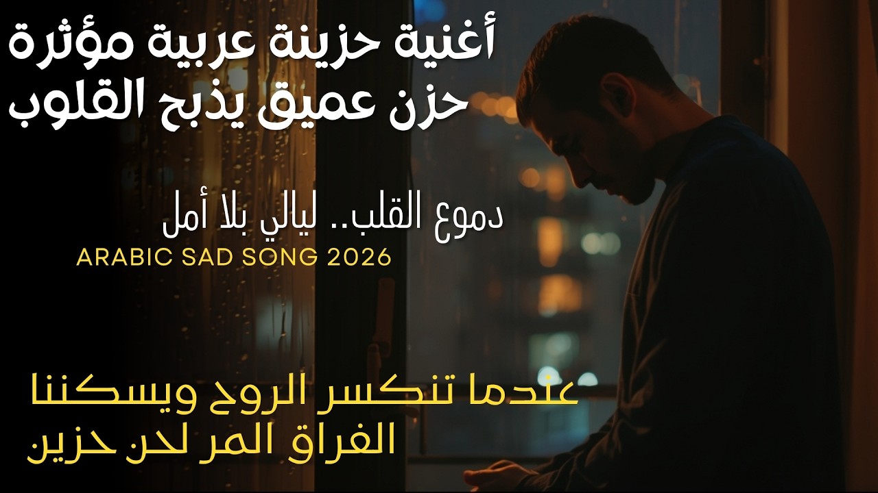 لحن يمزق الفؤاد عندما تنكسر الروح ويسكننا الفراق المر لحن حزين… ليالي بلا أمل | Arabic Sad Song