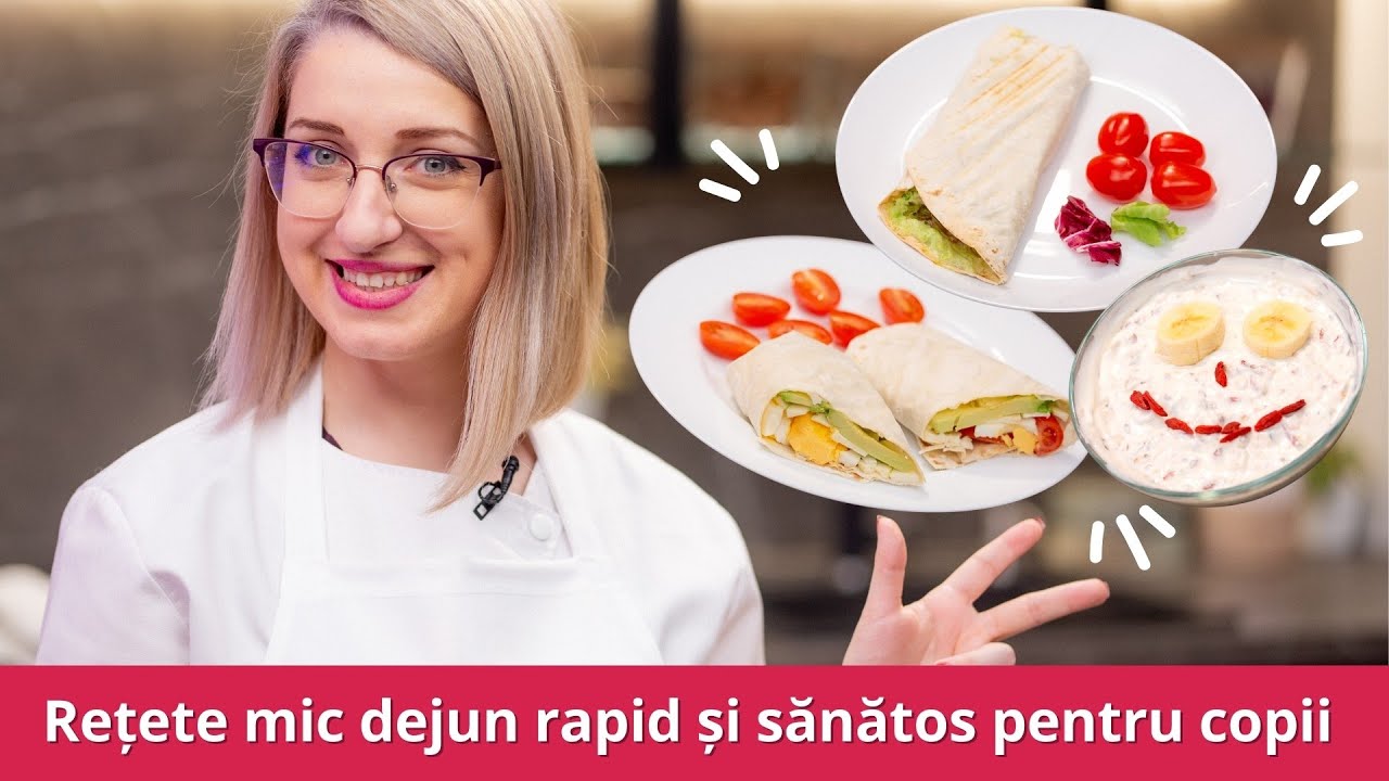 Retete Mic Dejun Rapid si Sanatos Pentru Copii