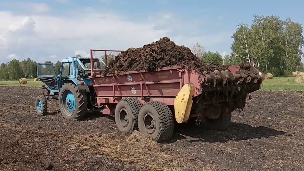 №39 Удобрение полей: навоз ПРТ-7А. Выгодно ли?