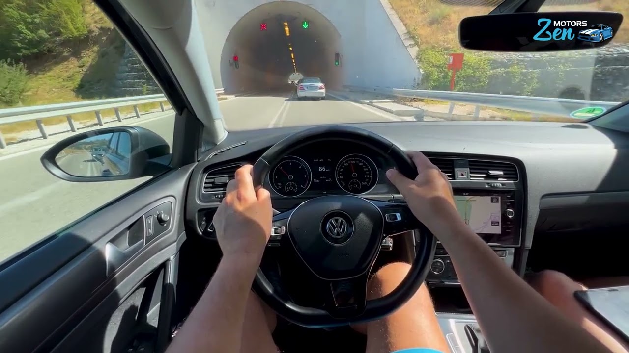 VW Golf 7 2.0 tdi  POV  - Greece -