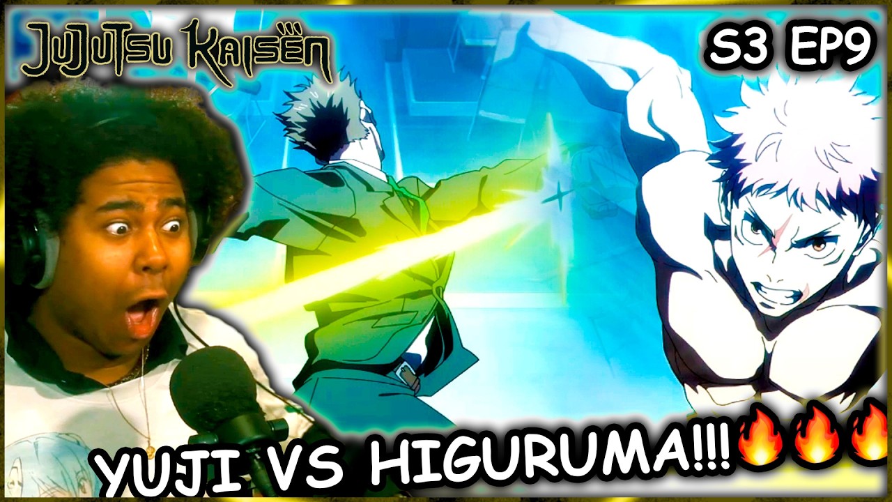 YUJI VS HIGURUMA (C'est quoi cette dinguerie!!!???) - Jujutsu Kaisen Saison 3 épisode 9 Réaction
