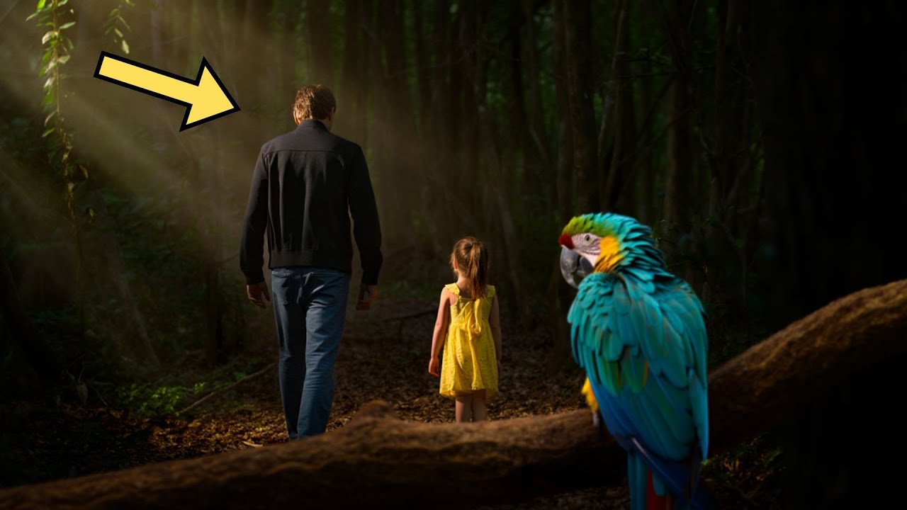 Parrot seeks help after seeing a MILLIONAIRE abandon his own DAUGHTER...