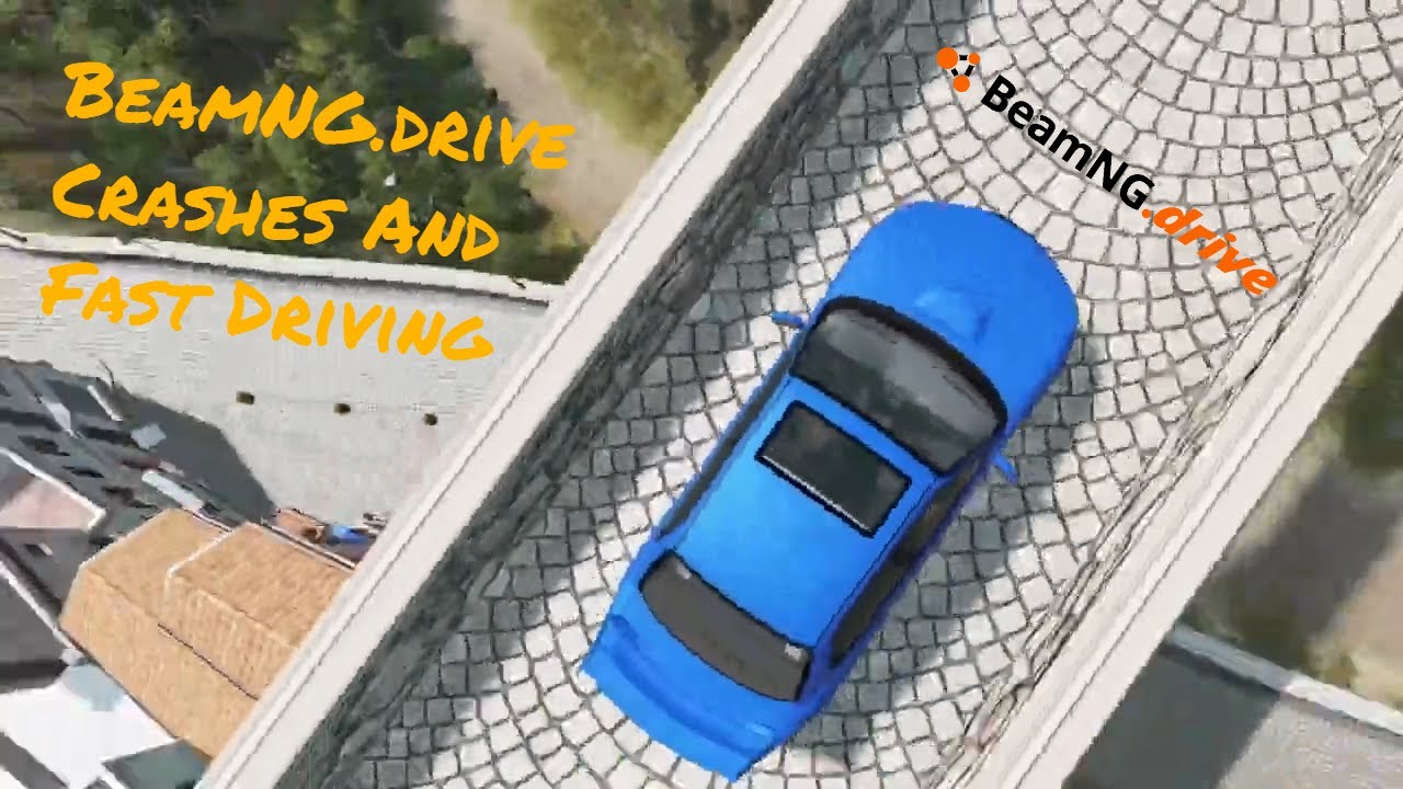 BeamNG.drive in Italy | Crashes and Fast Driving on Twisty Roads