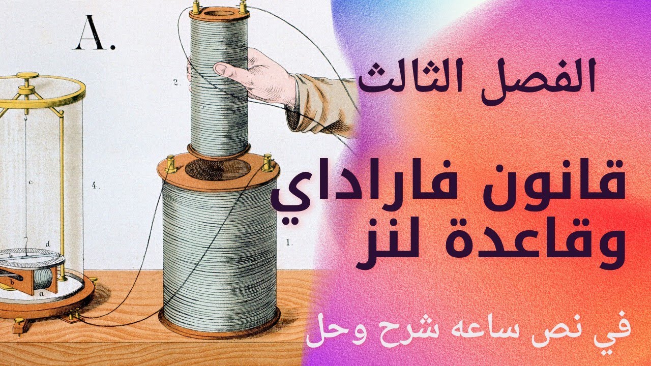 الصف الثالث الثانوي | فيزياء | الفصل الثالث | الحث الكهرومغناطيسي | قانون فاراداي وقاعدة لنز