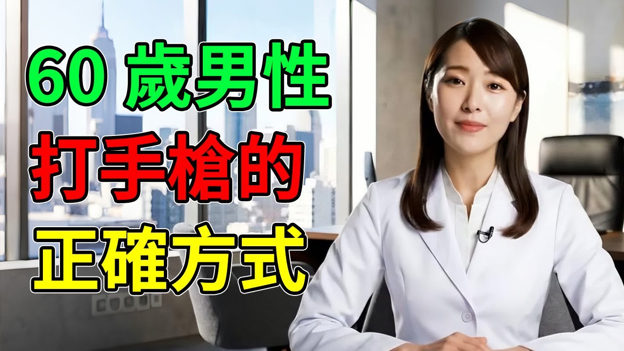 60歲後這3種“自慰習慣”正在毀掉你的下半身！女醫師緊急叫停：很多人第一條就犯了，後悔莫及！#男性健康 #老年養生 #泌尿科醫生 #前列腺保養 #熟齡健康 #性健康科普