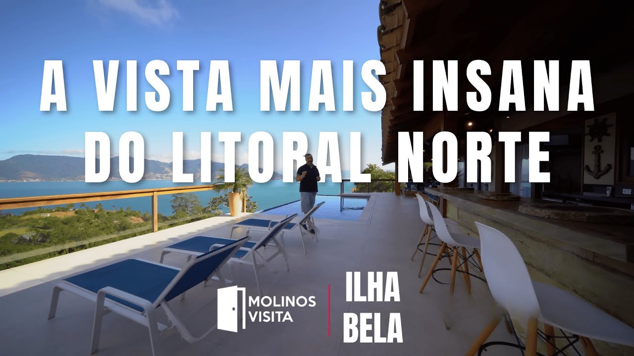 MANSÃO DE R$12.000.000 COM 9 SUÍTES DE FRENTE PARA O MAR EM ILHA BELA | MC1883