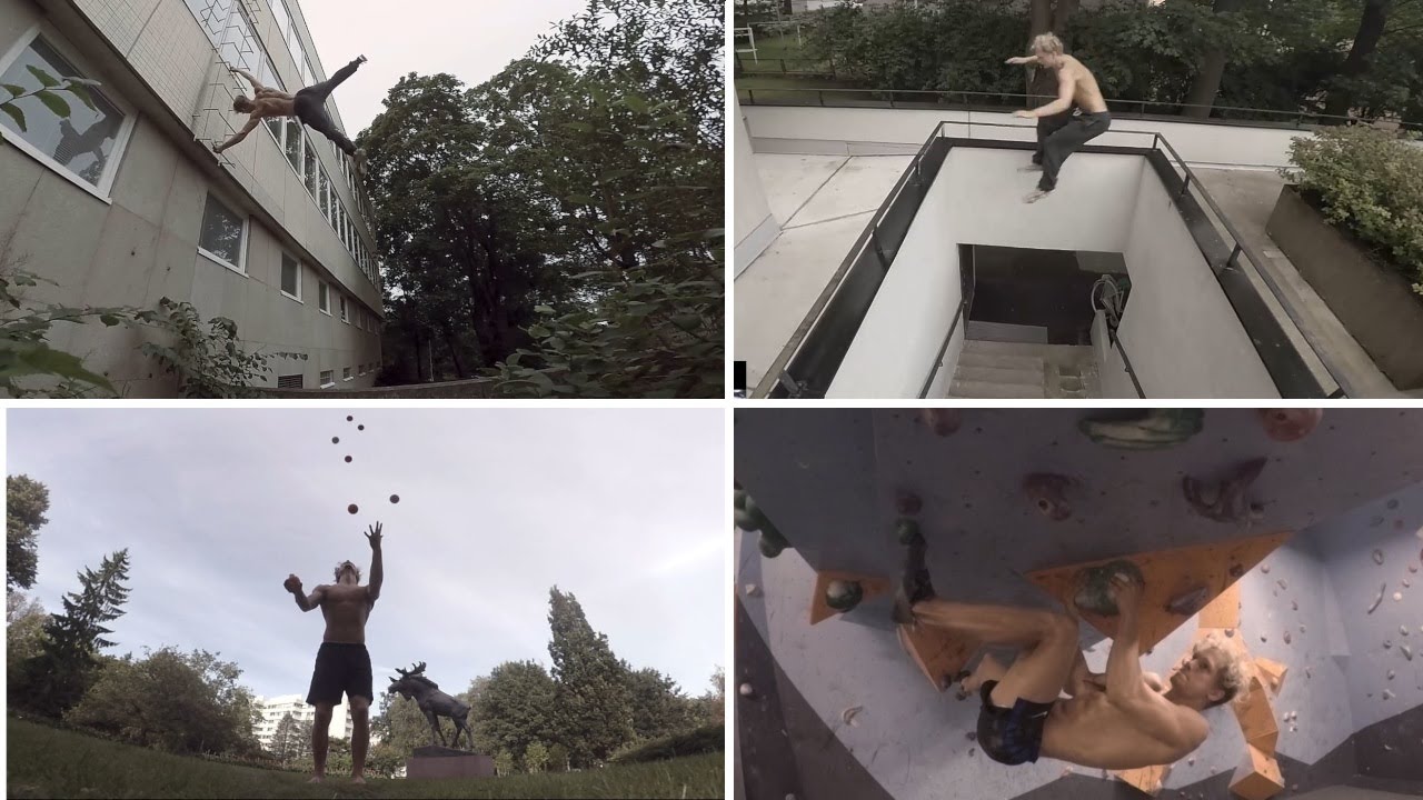 Matikanope harjoittelee kaikki urheilulajit osa 1 | Parkour, Freerun, Kiipeily, Jongleeraus