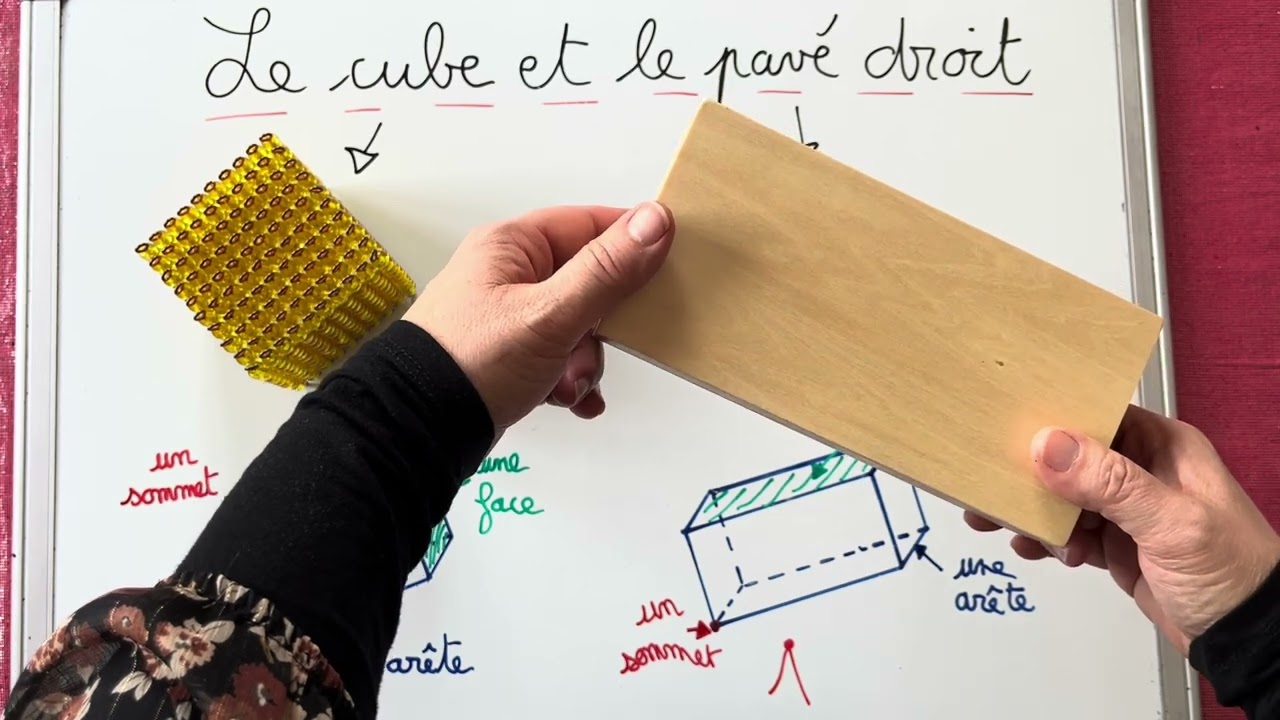 CM/6ème - le cube et le pavé droit@LescoursdeSandra