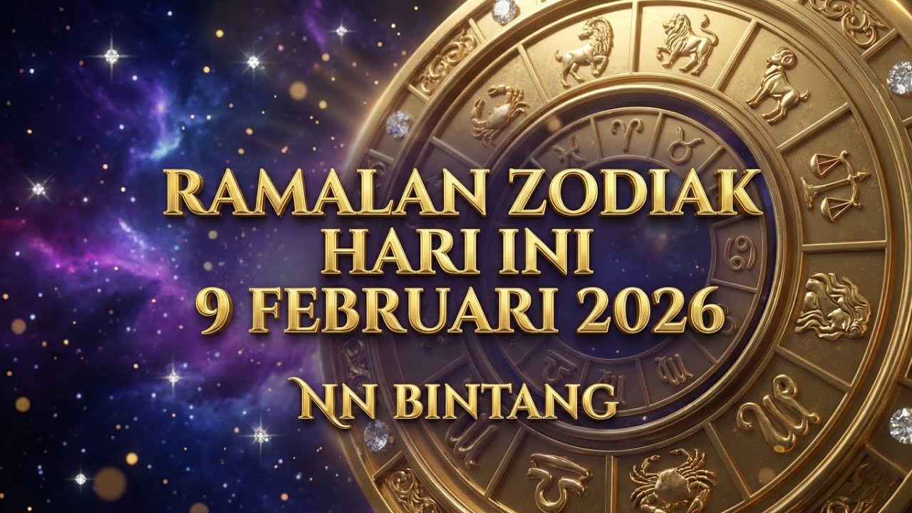 RAMALAN ZODIAK HARI INI 9 FEBRUARI 2026