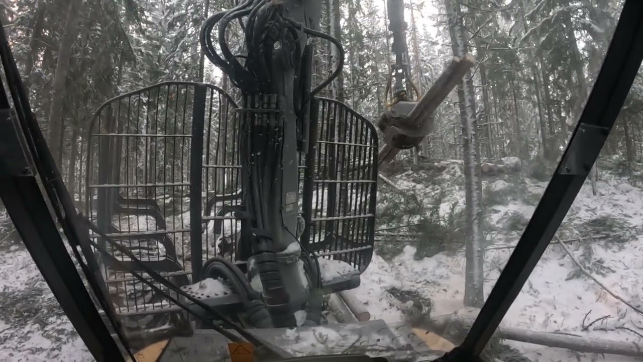 ponsse elk, kuormallinen ja rajalinjat uusiksi