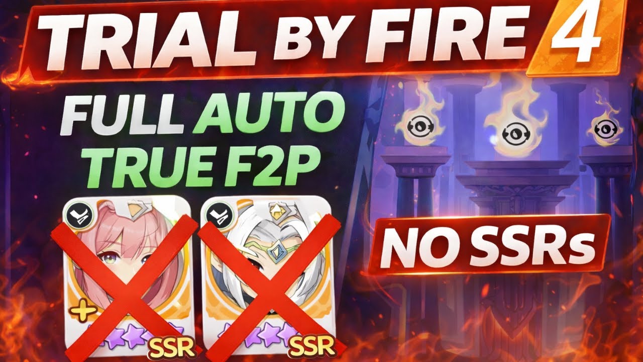 FULL AUTO Trial by Fire Stage 4 — TRUE F2P Clear (NO SSR)