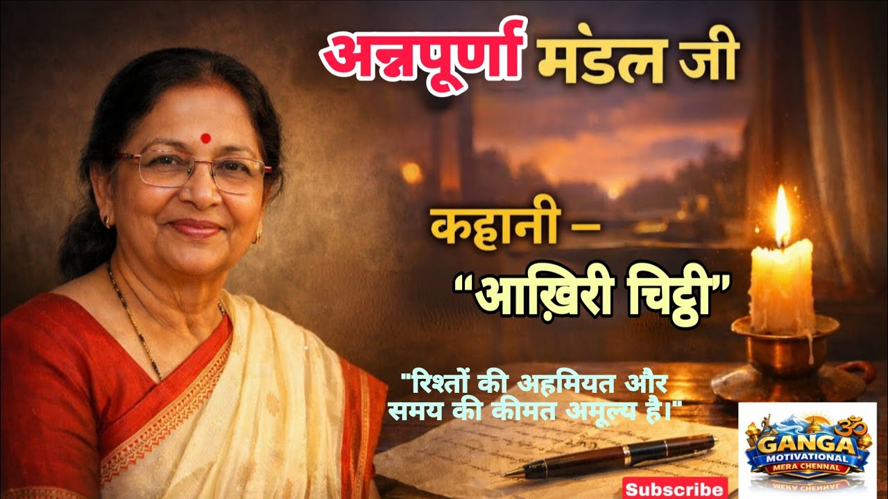कहानी :-“आख़िरी चिट्ठी”  लेखिका:-अन्नपूर्णा मंडल जी
