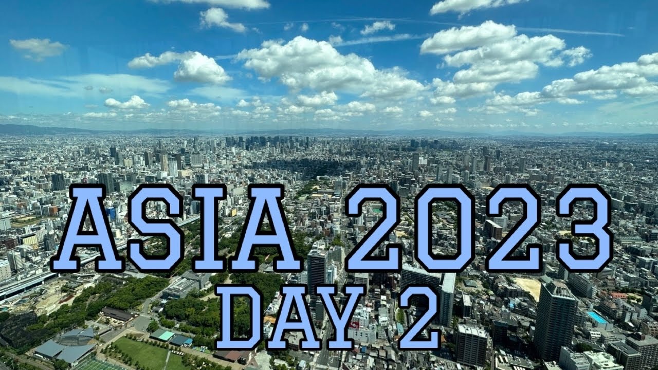 OSAKA - HARUKAS 300 + DOTONBORI!!! (ASIA 2023) JAPAN AND TAIWAN Trip Vlog! Day 2 ~ August 2023