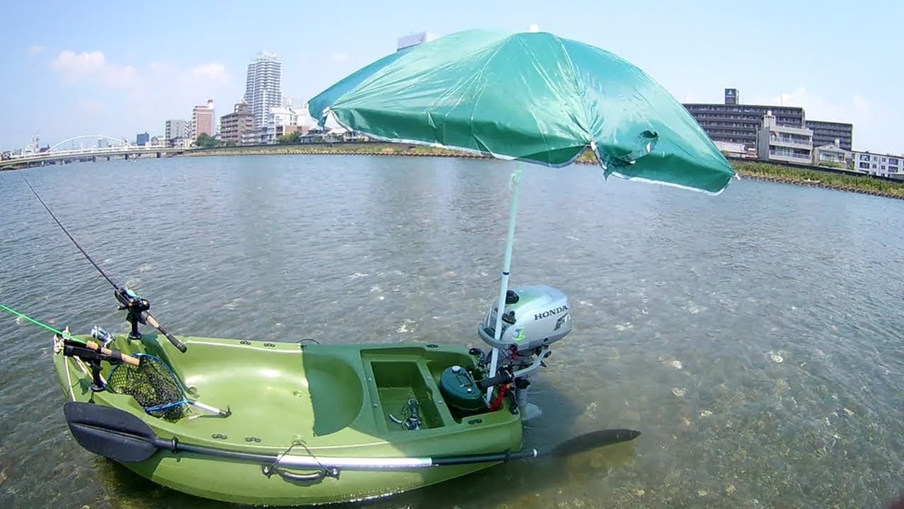軽自動車に積める35000円激安コンパクトフィッシングカヤックでハゼ釣りしたよ！