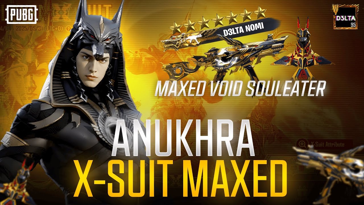 Maxing Anukhra X-Suit and Ump-45 🔥 | PUBG mobile 🎮 | D3LTA NOMI